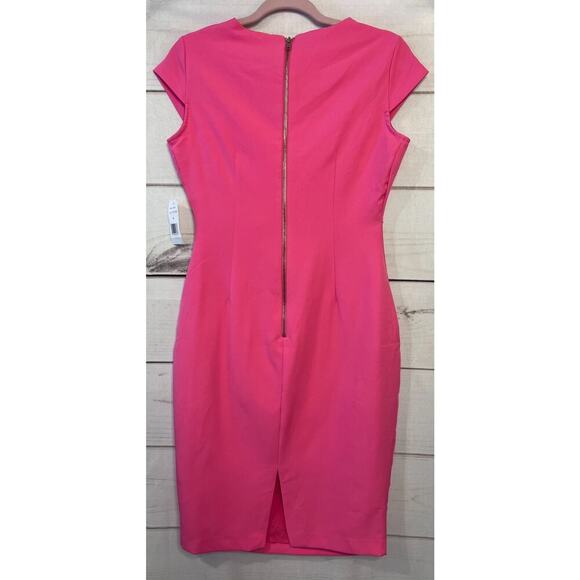 NWT Alexia Admor Hot Pink Dress Size 6 Stunning - Picture 2 of 7